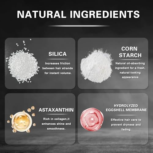 LZXLUKGIR Hair Styling Powder - Lightweight Volumizing Texture Powder for Men & Women, Matte Finish, Best for Short to Medium Hair (0.08 oz) - görsel 10
