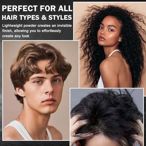 LZXLUKGIR Hair Styling Powder - Lightweight Volumizing Texture Powder for Men & Women, Matte Finish, Best for Short to Medium Hair (0.08 oz) - görsel 12