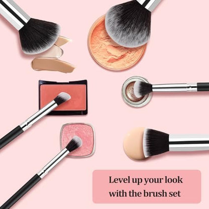 Mothers Day Gifts for Mom from Daughter Son, Makeup Brushes Set Gifts for Women Teen Girls Wife Mom Sister, 13 Pcs Premium Kit with Foundation Concealer Blush Sponge Professional Beauty Accessories