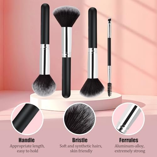 Mothers Day Gifts for Mom from Daughter Son, Makeup Brushes Set Gifts for Women Teen Girls Wife Mom Sister, 13 Pcs Premium Kit with Foundation Concealer Blush Sponge Professional Beauty Accessories - görsel 14