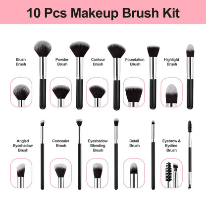 Mothers Day Gifts for Mom from Daughter Son, Makeup Brushes Set Gifts for Women Teen Girls Wife Mom Sister, 13 Pcs Premium Kit with Foundation Concealer Blush Sponge Professional Beauty Accessories