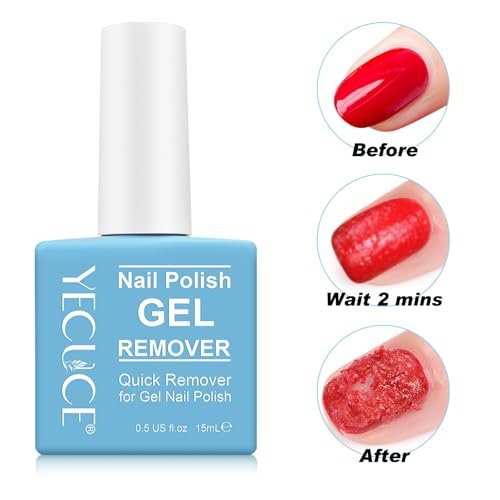 Gel Polish Remover for Nails – Easy & Quick Soak Off Gel Polish in 3-5 Minutes, No Damage to Nails, for Salon & Home Use - görsel 4