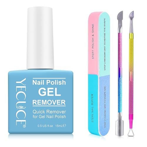 Gel Polish Remover for Nails – Easy & Quick Soak Off Gel Polish in 3-5 Minutes, No Damage to Nails, for Salon & Home Use - görsel 2