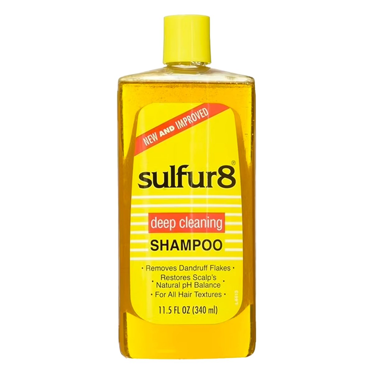 Sulfur 8 Anti-Dandruff Deep Cleaning Shampoo – 11.5 oz for Healthy Scalp & Hair Avelisse