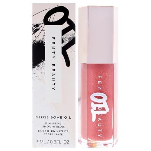 Fenty Beauty Gloss Bomb Luminizing Lip Oil N Gloss - 01 Fussy (Cranberry) - 0.3 oz Avelisse