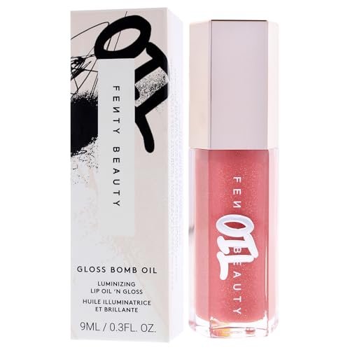 Fenty Beauty Gloss Bomb Luminizing Lip Oil N Gloss - 01 Fussy (Cranberry) - 0.3 oz Avelisse