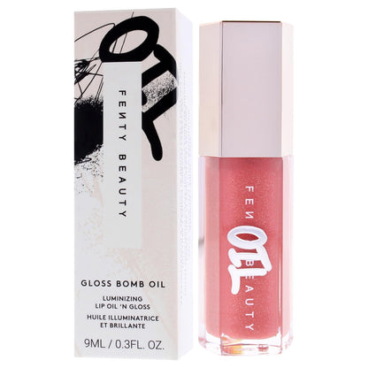 Fenty Beauty Gloss Bomb Luminizing Lip Oil N Gloss - 01 Fussy (Cranberry) - 0.3 oz Avelisse