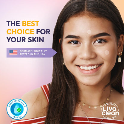 Livaclean 120 CT Pimple Patches with Salicylic Acid, Tea Tree & Calendula Oil – Four Sizes Acne Patches for Face, Hydrocolloid Zit Dots, Invisible Acne Stickers