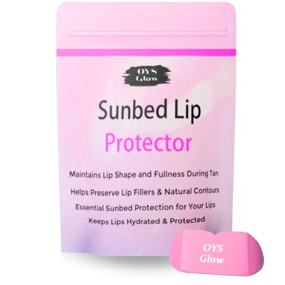 Sunbed Protective Lip Cover - UV Shield for Lips, Silicone Lip Protector for Tanning Sessions Avelisse