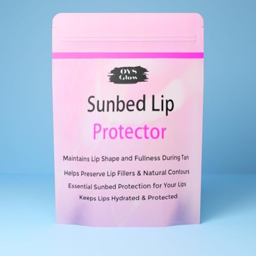 Sunbed Protective Lip Cover - UV Shield for Lips, Silicone Lip Protector for Tanning Sessions Avelisse