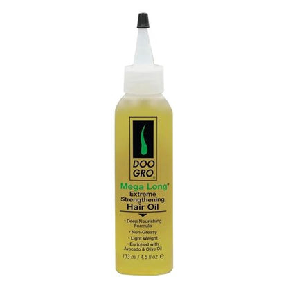 Doo Gro Mega Long Extreme Strengthening Oil - 4.5 Fl Oz (133 ml) Hair Treatment Oil for Growth and Strength Avelisse