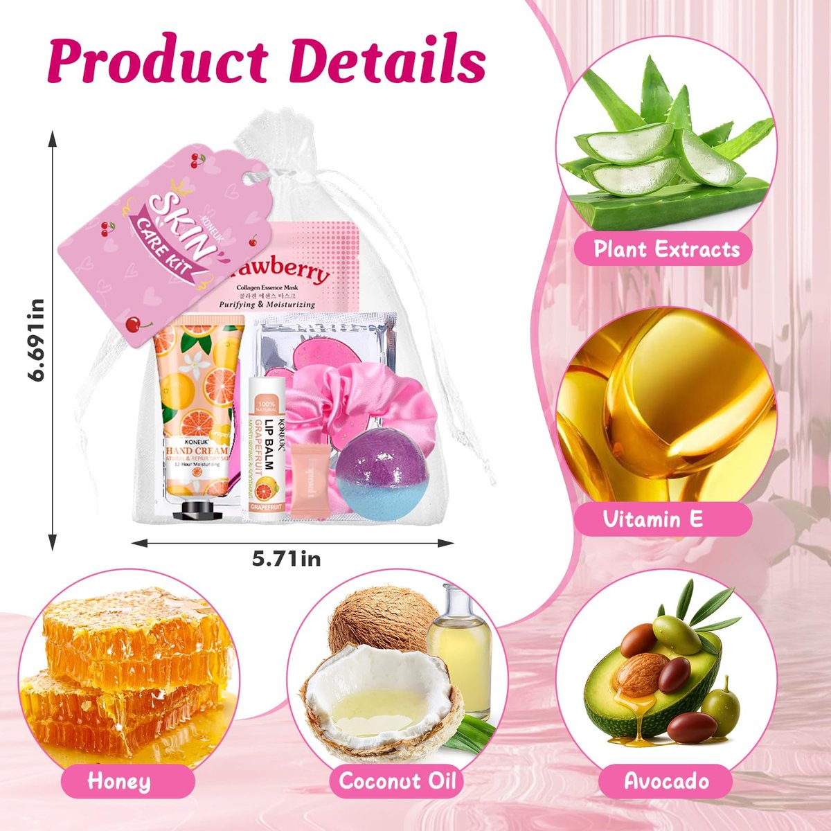 80-Piece Spa Party Supplies for Girls – Facial Masks, Lip Balm, Hand Cream, Under Eye Patches, Bath Bombs & More – Sleepover & Birthday Party Favor Kit Avelisse