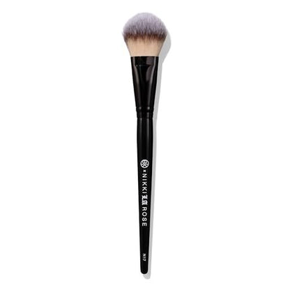 BK BEAUTY NIKKI LA ROSE N17 Multi-Pro Face Brush – Dual-Sided Paddle Brush for Flawless Liquid & Powder Application Avelisse