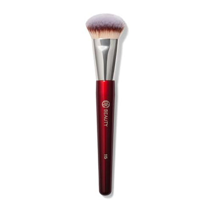 BK BEAUTY 115 Medium Contoured Foundation Brush – Precision Liquid Foundation Makeup Brush Avelisse