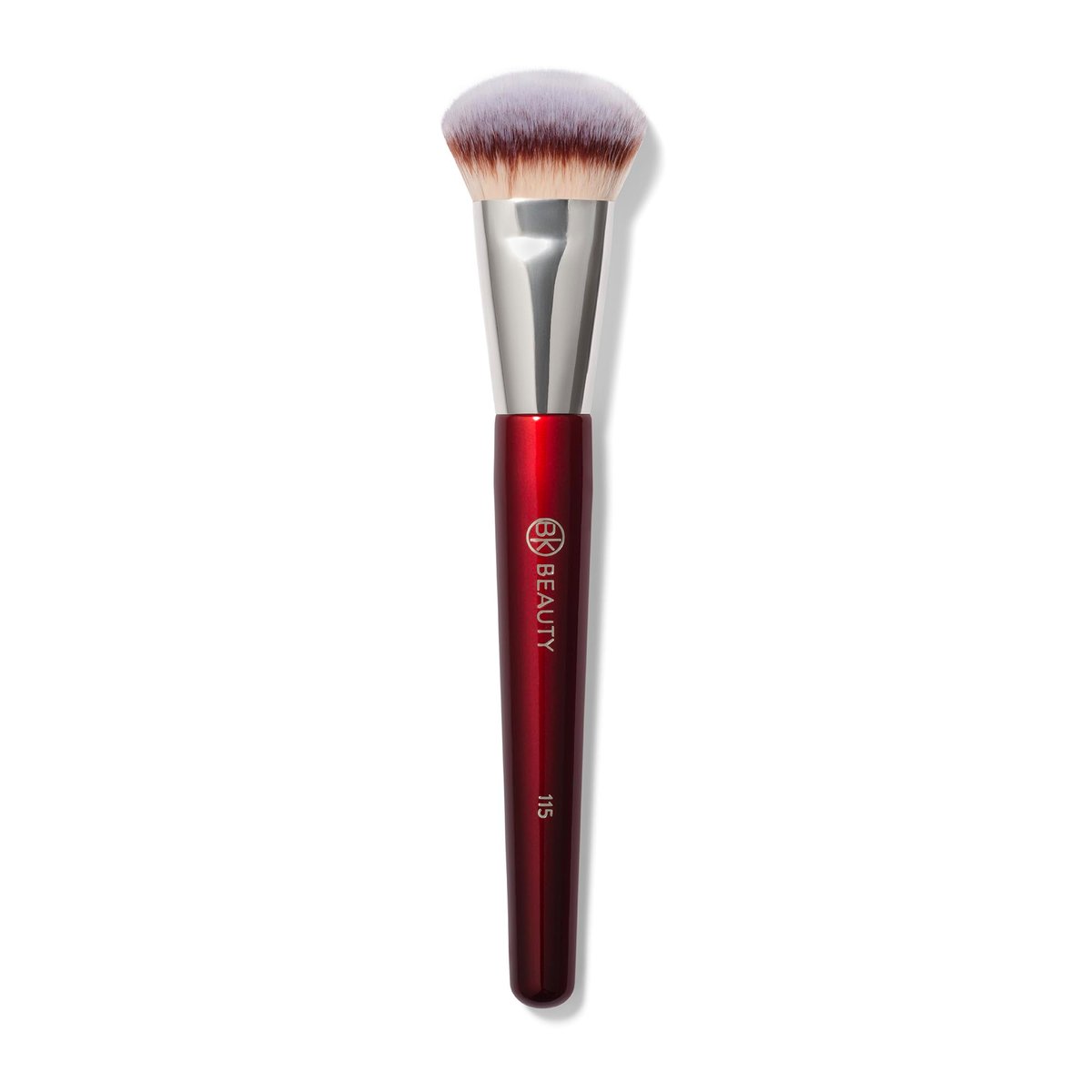 BK BEAUTY 115 Medium Contoured Foundation Brush – Precision Liquid Foundation Makeup Brush Avelisse