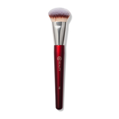 BK BEAUTY 115 Medium Contoured Foundation Brush – Precision Liquid Foundation Makeup Brush Avelisse