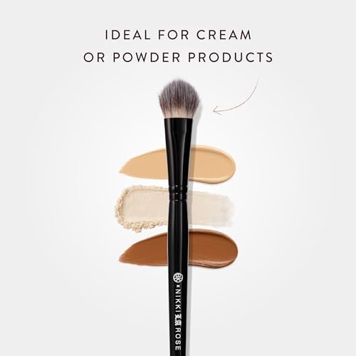 BK BEAUTY NIKKI LA ROSE N16 PRO Concealer Brush - Precision Blending for Under-Eye & Spot Concealing, Flawless Coverage Without Streaks Avelisse