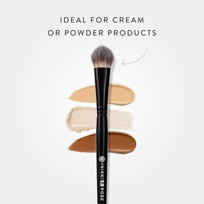 BK BEAUTY NIKKI LA ROSE N16 PRO Concealer Brush - Precision Blending for Under-Eye & Spot Concealing, Flawless Coverage Without Streaks Avelisse