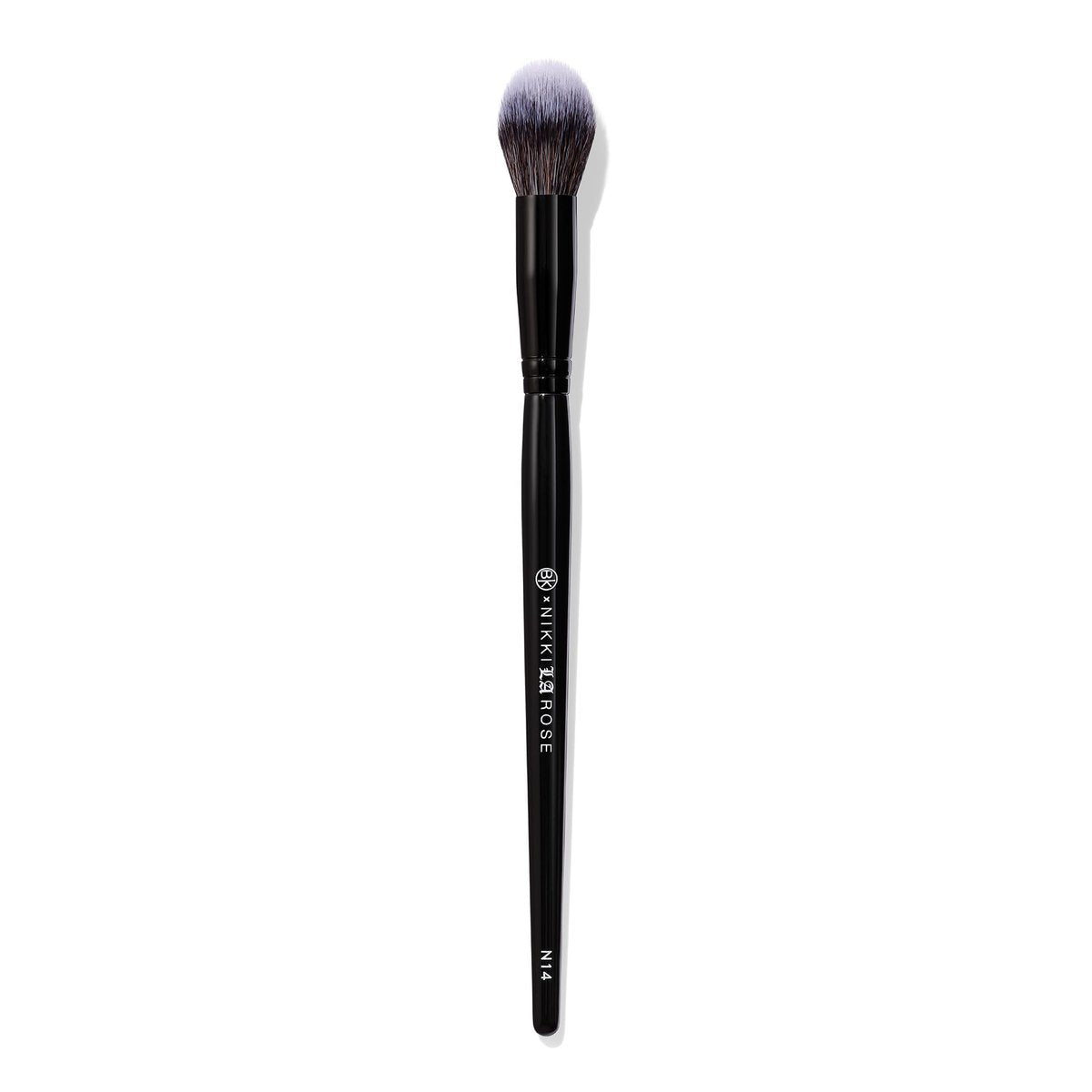 BK BEAUTY NIKKI LA ROSE N14 Petite Precision Concealer Brush - Multi-Tasking Tapered Makeup Brush for Under-Eye, Concealer, Powder & Small Areas Avelisse