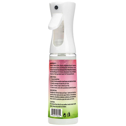 2-Pack Rose Water & Peppermint Hair Loc Spray – Moisturizing & Refreshing Dreadlock Hydrator, Nourishing Scalp Treatment for Dry Locs, 3.33 Fl Oz Each Avelisse