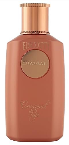 Khadlaj Biscotti Caramel Pop Extrait de Parfum – Sweet Gourmand Fragrance for Unisex, 3.4 oz (100ml)