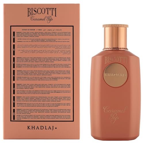 Khadlaj Biscotti Caramel Pop Extrait de Parfum – Sweet Gourmand Fragrance for Unisex, 3.4 oz (100ml) - görsel 6