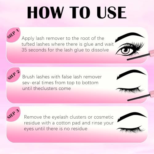 YIDUO Bond and Seal 4-in-1 Long Lasting Cluster Lash Glue Tool Kit for DIY Eyelash Extensions - Waterproof Strong Hold with Removers & Tweezers - görsel 16