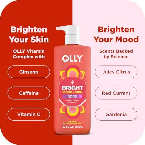 OLLY Body Wash & Body Scrub Mini Pack - 4 Count, Hydrate & Repair Skin Barrier, 3 oz Each Avelisse