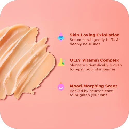 OLLY Body Wash & Body Scrub Mini Pack - 4 Count, Hydrate & Repair Skin Barrier, 3 oz Each Avelisse