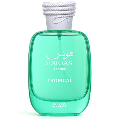 Rasasi Hawas Tropical Eau De Parfum for Men – 3.4 oz | Long-Lasting Fresh Fragrance Avelisse