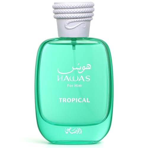 Rasasi Hawas Tropical Eau De Parfum for Men – 3.4 oz | Long-Lasting Fresh Fragrance Avelisse