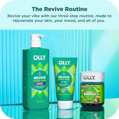 OLLY Body Wash Mixed Pack 4 Count – Restore Skin Barrier & Hydrate Skin, 3 oz Each