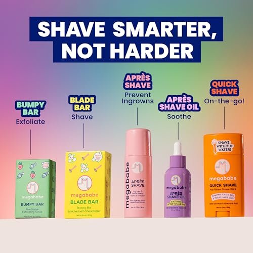 Megababe Après Shave Oil – Soothing After-Shave Oil with Grapeseed & Jojoba Oils, 2 fl oz Avelisse