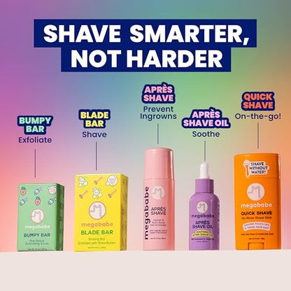 Megababe Après Shave Oil – Soothing After-Shave Oil with Grapeseed & Jojoba Oils, 2 fl oz Avelisse