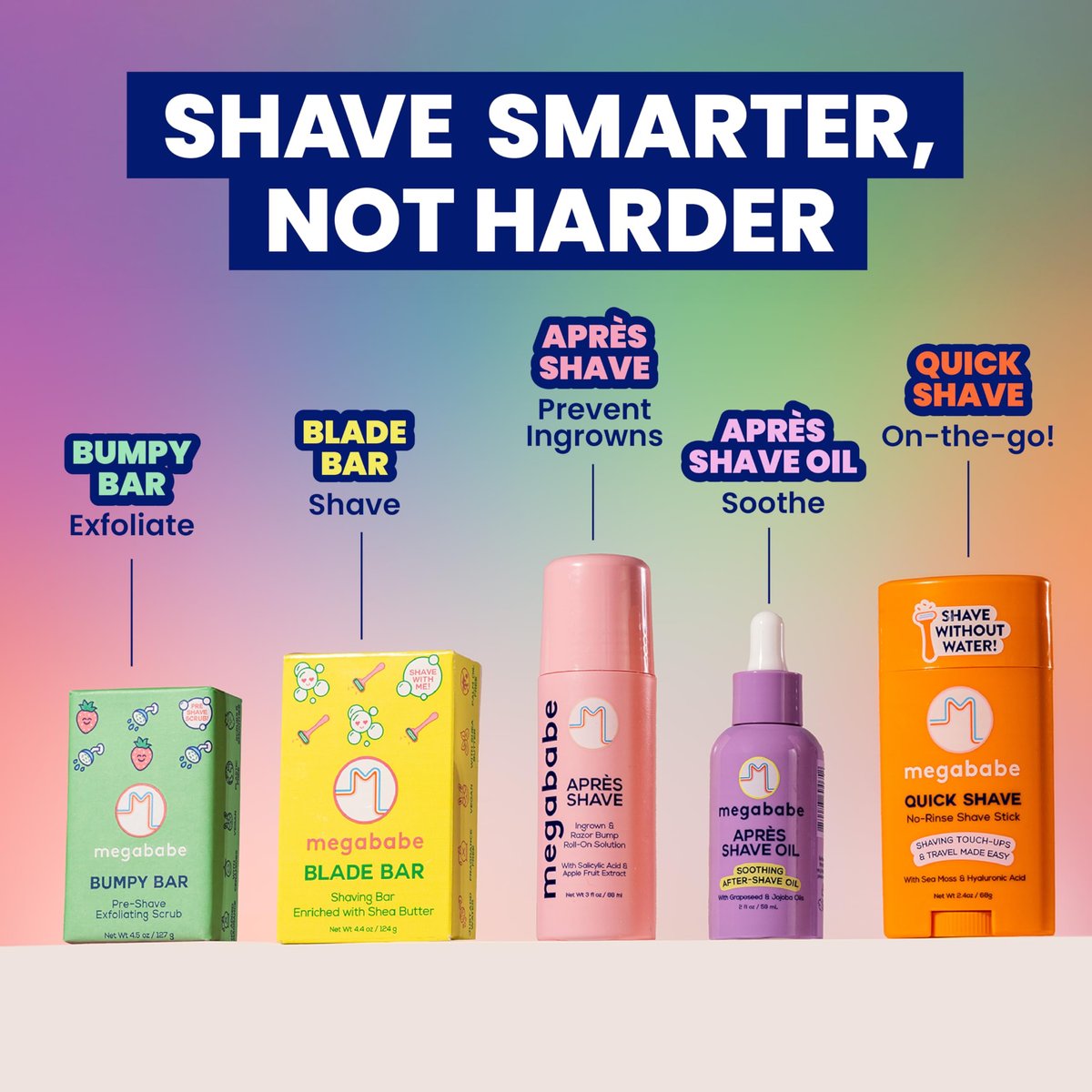 Megababe Après Shave Oil – Soothing After-Shave Oil with Grapeseed & Jojoba Oils, 2 fl oz Avelisse
