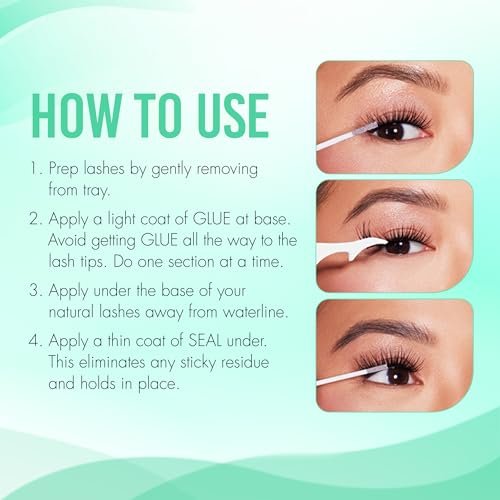 DUO Under Lash Glue & Seal – Clear Eyelash Adhesive for DIY Lash Clusters, Strong Hold & Gentle Removal, 1 Day Wear - görsel 12