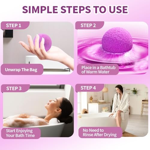 24-Pack Handmade Natural & Organic Essential Oil Bath Bombs - Gift Basket Set for Women & Men, Spa Relaxing Bath Bombs for Mom, Wife, Girlfriend, Teacher Appreciation Avelisse