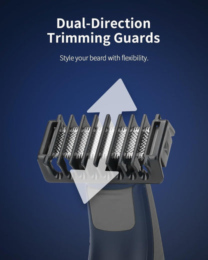 Double-Sided Guard Combs for Oster O Blade QP2724 QP2520 QP2530 QP2620 QP2630 Pro 360 Series – 4-Pack (1/2/3/5 mm) Beard Trimmer Attachments