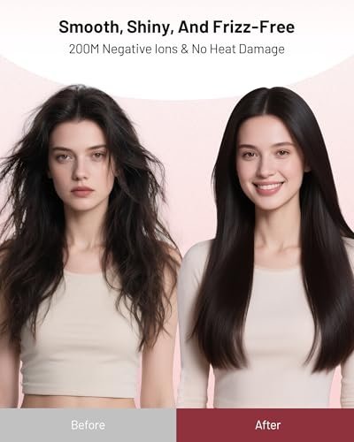 MESCOMB Dual Voltage Ionic Hair Dryer 1875W - High-Speed Blow Dryer with Diffuser for Women, Fast Drying, No Heat Damage, Low Noise, Lightweight, European Travel 110V-240V Avelisse