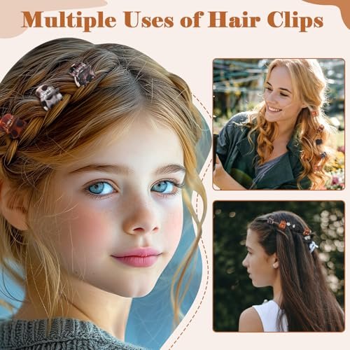 70 Pcs Mini Hair Claw Clips - Non Slip Tiny Jaw Claws for Women & Girls with Compartment Box, 7 Colors - görsel 12