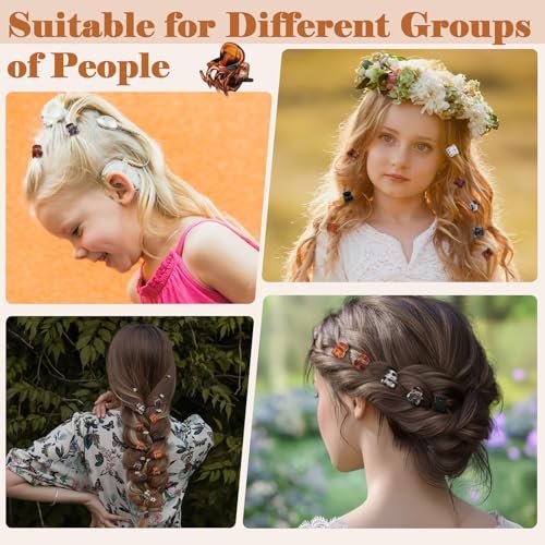70 Pcs Mini Hair Claw Clips - Non Slip Tiny Jaw Claws for Women & Girls with Compartment Box, 7 Colors - görsel 14