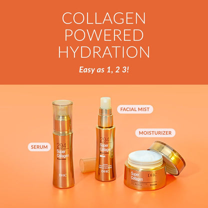 DHC Super Collagen Supreme Mist – Hydrating Facial Toner Mist, 1.69 fl oz (50ml) Avelisse