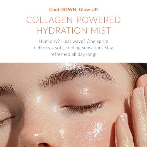 DHC Super Collagen Supreme Mist – Hydrating Facial Toner Mist, 1.69 fl oz (50ml) Avelisse