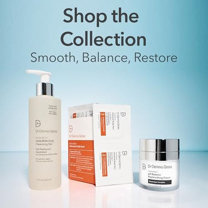 Dr Dennis Gross Alpha Beta pH Balance Replenishing Cream – Lightweight Gel-Cream with Electrolytes, Phytic Acid & AHAs for Hydrated, Soothed & Balanced Skin, 1.7 fl oz Avelisse