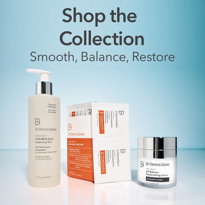Dr Dennis Gross Alpha Beta pH Balance Replenishing Cream – Lightweight Gel-Cream with Electrolytes, Phytic Acid & AHAs for Hydrated, Soothed & Balanced Skin, 1.7 fl oz Avelisse