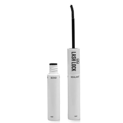 GladGirl Lash Lock Bond & Seal – Dual-Ended Eyelash Adhesive & Seal, Latex-Free & Waterproof, Long-Lasting Hold for DIY Lash Extensions & Clusters, Black, 8ml Avelisse