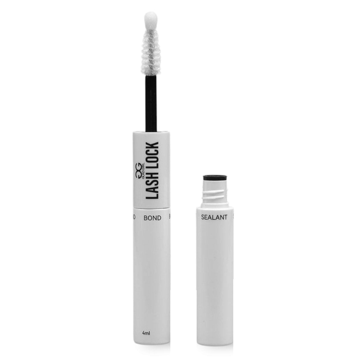GladGirl Lash Lock Bond & Seal – Dual-Ended Eyelash Adhesive & Seal, Latex-Free & Waterproof, Long-Lasting Hold for DIY Lash Extensions & Clusters, Black, 8ml Avelisse