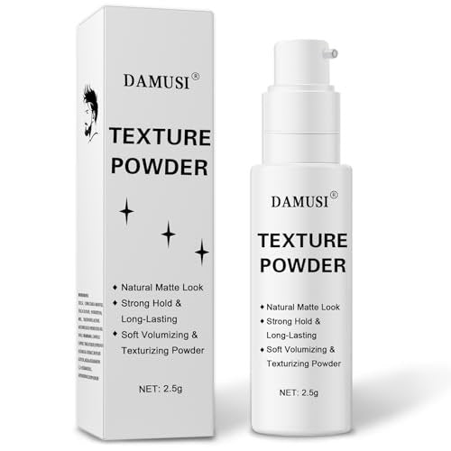 DAMUSI Hair Texture Powder Spray - Lightweight Volumizing & Texturizing Powder for Men & Women, Matte Finish Natural Look, All-Day Hold - görsel 2