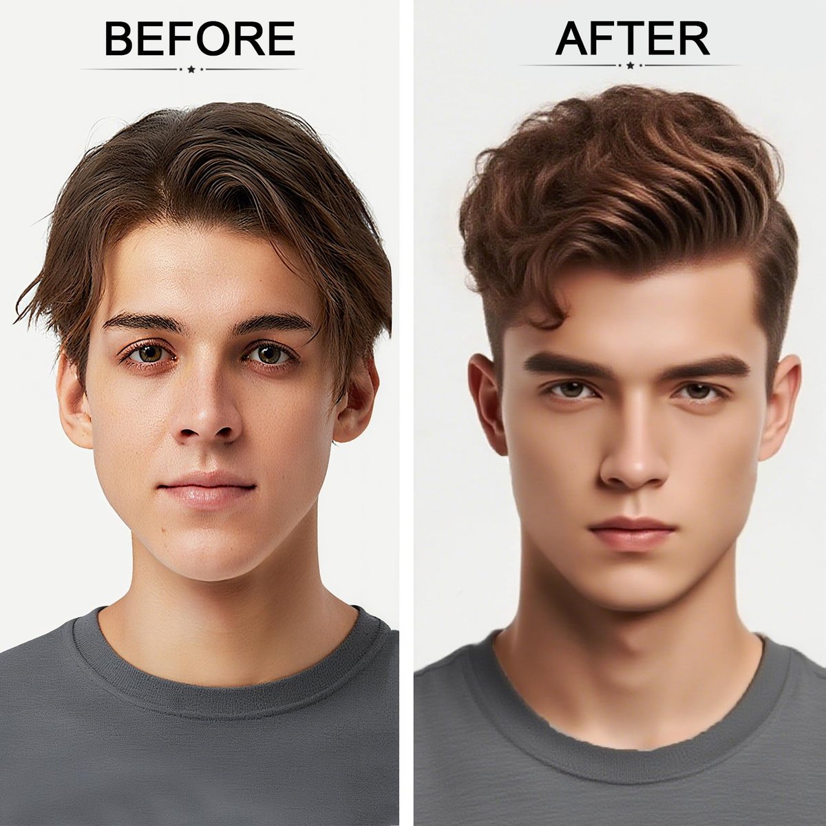 DAMUSI Hair Texture Powder Spray - Lightweight Volumizing & Texturizing Powder for Men & Women, Matte Finish Natural Look, All-Day Hold - görsel 7