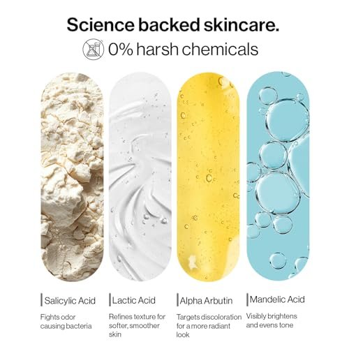 Be Bodywise Deodorant Roll-On - Aluminum Free, Alcohol Free with AHA BHA, Lactic Acid, Mandelic Acid - Prevents Odor, Reduces Pigmentation - Probiotic Toner for Women - Floral Scent - 1.7 Oz Avelisse